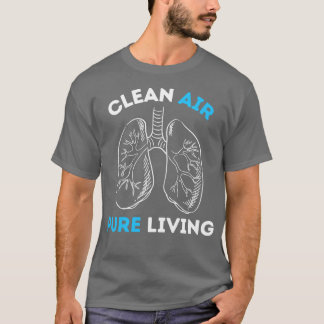 LUCHTKWALITEIT Clean Air Pure Living T-shirt