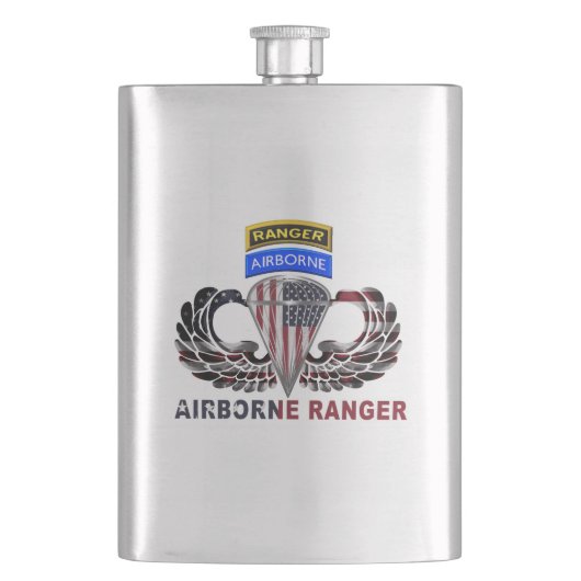 Luchtlanding Ranger Master Vlammende Parachutisten Flacon (Voorkant)