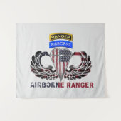Luchtlanding Ranger Paratrooper Wandkleed (Voorkant (horizontaal))