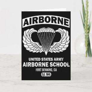 Luchtlanding School Fort Benning Est 1940 Paratroo Kaart
