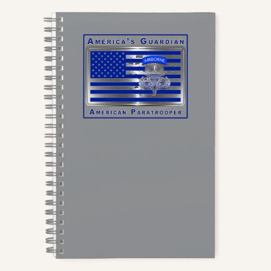 Luchtlandingstroepen Notitieboek (Voorkant)