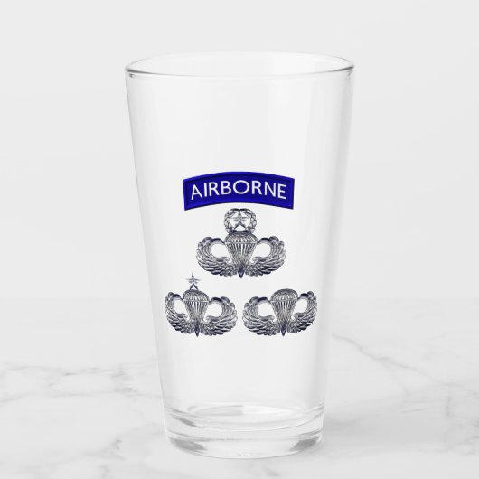 Luchtlandingstroepen Sprongvleugels Glas (Voorkant)
