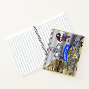 Luchtlandingvleugels – Verdiend, nooit gegeven Notitieboek