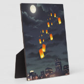 Luchtlantaarn/gele lamp/nachtlicht fotoplaat (Zijkant)