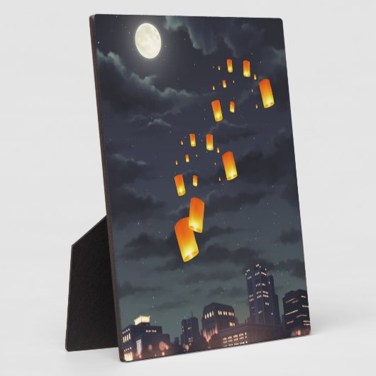 Luchtlantaarn/gele lamp/nachtlicht fotoplaat (Zijkant)