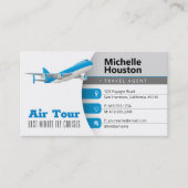Luchtleiding | Reisagent Visitekaartje (Voorkant)