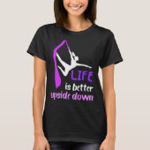 Luchtleven ondersteboven lucht acrobatische hangen t-shirt (Voorkant)