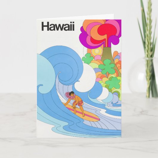  luchtlijn Hawaii: Briefkaart reizen (Voorkant)