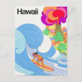  luchtlijn Hawaii Reis Briefkaart (Voorkant)