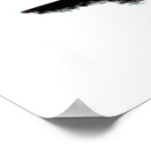  luchtlijn Windy City Chicago Reis Poster (Hoek)