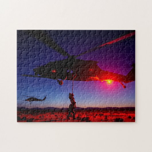 Luchtmacht 24e Speciaal Tactisch Squadron Fort Bra Legpuzzel (Horizontaal)
