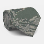 Luchtmacht ABU Camouflage Aangepaste Neckties Stropdas (Opgerold)