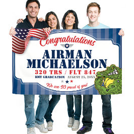 Luchtmacht Afstuderen 320 TRS Gators Mascotte 3x5' Spandoek