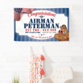 Luchtmacht Afstuderen 321 TRS Warthogs Mascotte 3x Spandoek (Insitu)