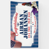 Luchtmacht Afstuderen 324 TRS Ridders Mascotte 3x5 Spandoek (Verticaal)