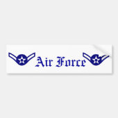 Luchtmacht Airman rank Bumpersticker (Voorkant)