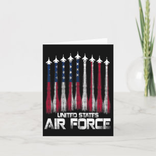 Luchtmacht Amerikaanse veteranen Amerikaanse vlag Kaart