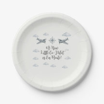Luchtmacht Baby Shower Bord Kleine Co-Piloot