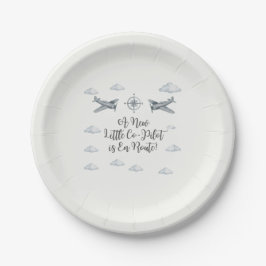 Luchtmacht Baby Shower Bord Kleine Co-Piloot