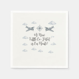 Luchtmacht Baby Shower Servetten Kleine Co-Piloot