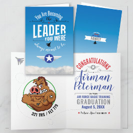 Luchtmacht Basisopleiding 321 Warthogs Afstuderen Kaart