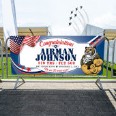 Luchtmacht BMT Afstuderen 319 TRS Tigers Spandoek