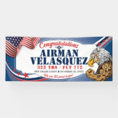 Luchtmacht BMT Afstuderen 320 TRS Eagles Military Spandoek (Horizontaal)