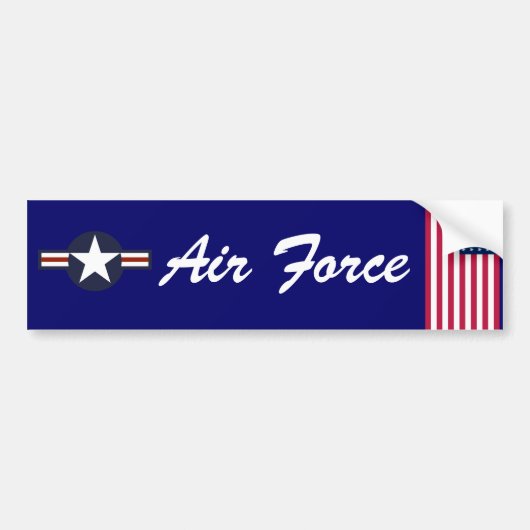 Luchtmacht bumpersticker (Voorkant)