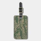 Luchtmacht camouflage gepersonaliseerd Bagagelabel (Voorkant verticaal)