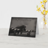 Luchtmacht Commissioning Felicitaties Kaart - Haw (Gele Bloem)