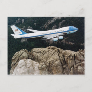 Luchtmacht Eén boven het Rushmore-Briefkaart Briefkaart
