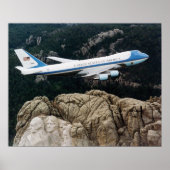 Luchtmacht Eén over het Poster Mount Rushmore (Voorkant)
