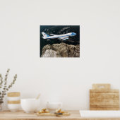 Luchtmacht Een vliegend over het Poster Mount Rush (Keuken)