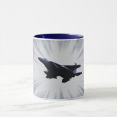 Luchtmacht F 15 Fighter Jet Art Mok Cup (Midden)