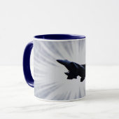 Luchtmacht F 15 Fighter Jet Art Mok Cup (Voorkant links)