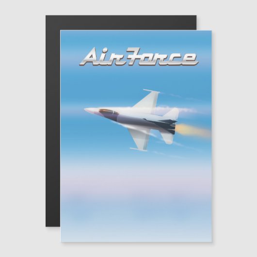 Luchtmacht Jet Poster (Voorkant / Achterkant)