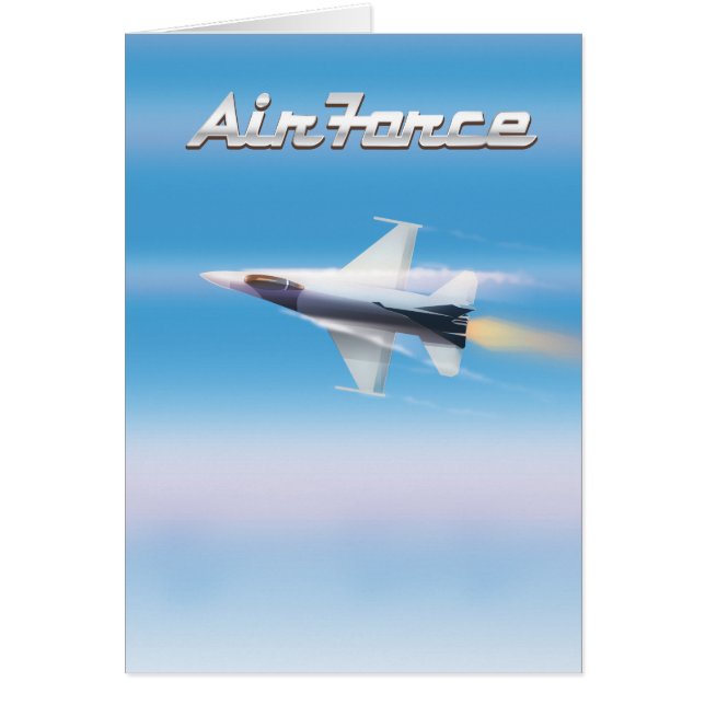 Luchtmacht Jet Poster (Voorkant)