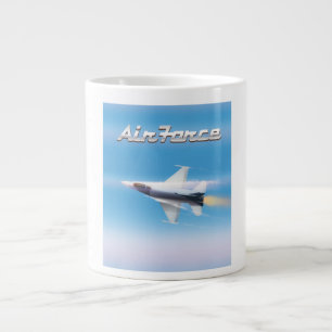 Luchtmacht Jet Poster Grote Koffiekop