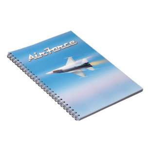 Luchtmacht Jet Poster Notitieboek