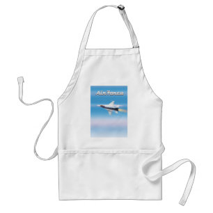 Luchtmacht Jet Poster Standaard Schort