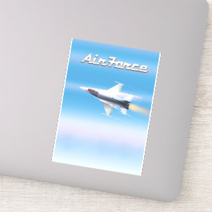 Luchtmacht Jet Poster Sticker