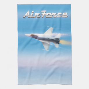 Luchtmacht Jet Poster Theedoek