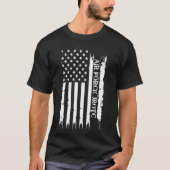 Luchtmacht JROTC Verenigde Staten verontrust Ameri T-shirt (Voorkant)
