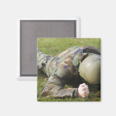 Luchtmacht kruipt door een nat veld magneet (Voorkant / Achterkant)