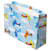 Luchtmacht Luchtvaart Luchtvaart Partij Groot Cadeauzakje (Achterkant Gekanteld)