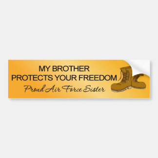 (Luchtmacht) Mijn broer beschermt uw vrijheid Bumpersticker
