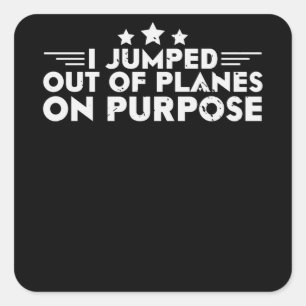 Luchtmacht - militair ontwerp vierkante sticker