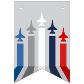 Luchtmacht Militaire Partij Fighter Jet Custom Ban Vlaggetjes (Tweede vlag)