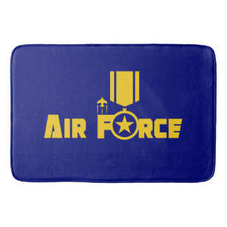 Luchtmacht Militaire Star Medal Vliegtuig Blue Gol Badmat