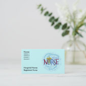 Luchtmacht Nurse Motto Afsprakenkaartje (Staand voorkant)